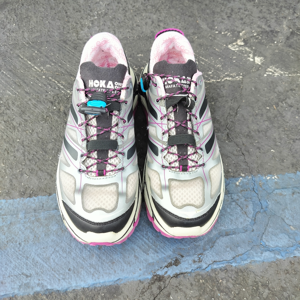 Hoka One One Women's Running Shoes - Gray and Pink